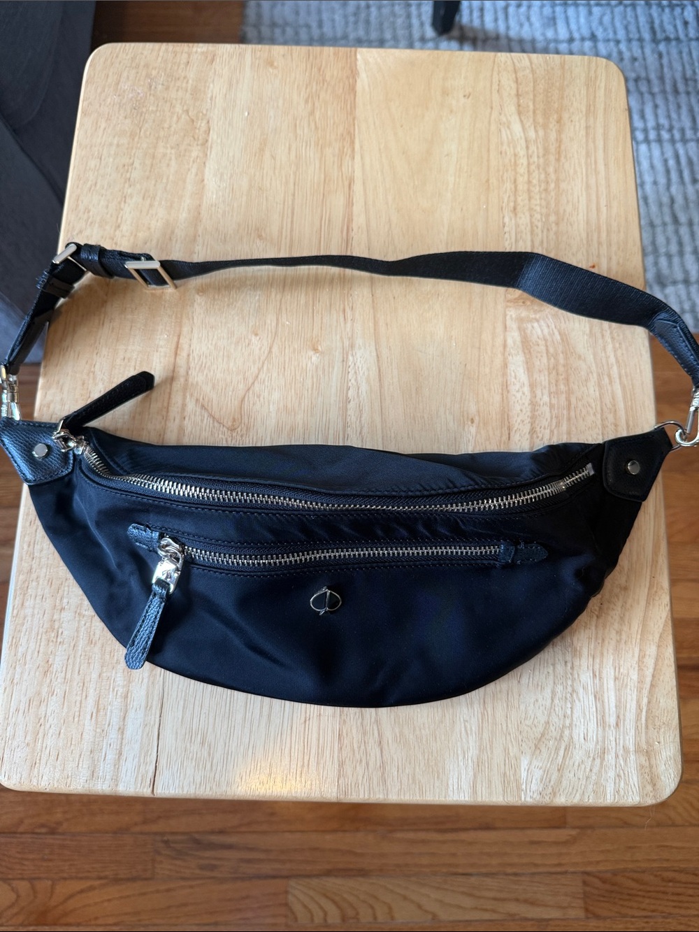 Kate spade black belt bag